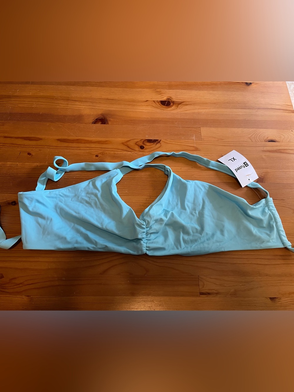 Fused Hawaii Light Blue Women’s Bikini Top